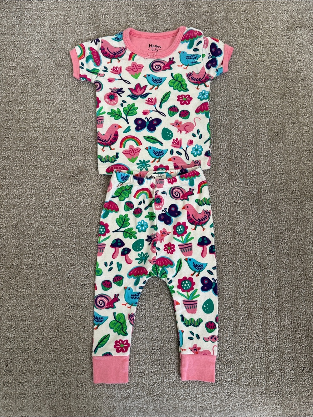 Hatley Baby Bird PJs